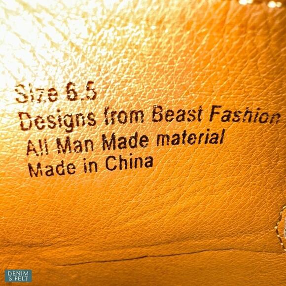 Beast Fashion Lotus Whiskey Carmela Sandals Boho Festival Chic Western Style NEW - Picture 5 of 7